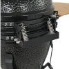 Keramický Kamado BBQ gril BestBerg BBGK-46B / Ø 38,3 cm / černá