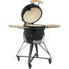 Keramický Kamado BBQ gril BestBerg BBGK-46B / Ø 38,3 cm / černá