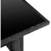 4dílná zahradní ratanová rohová souprava BestBerg BBRF-1092B / černá/šedá