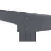 Hliníková pergola BestBerg PZ-9A / 9 m² / antracit/šedá