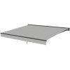 Elektrická markýza BestBerg BBSU-E350LG / 350 x 300 cm / světle šedá