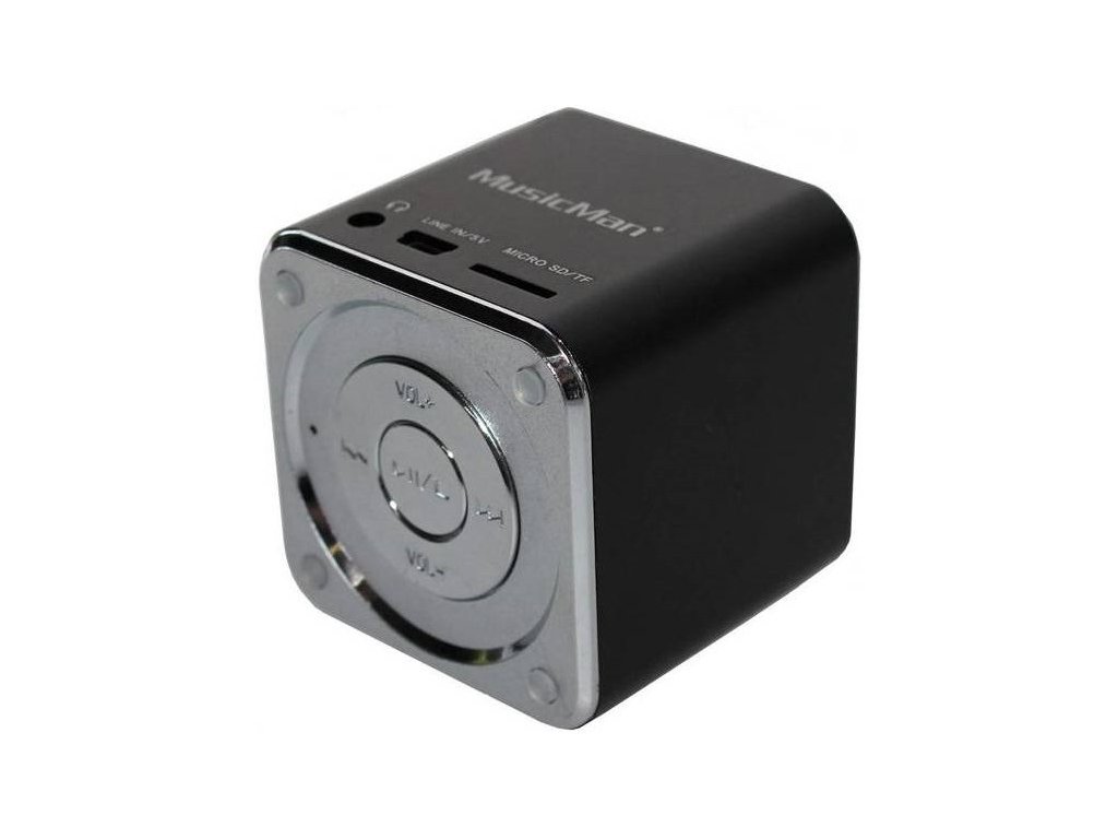 Technaxx Mini MusicMan 3527 prenosný reproduktor / microSD do 32GB / 3 W /  čierny / POŠKODENÝ OBAL - iprice.sk