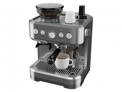 Profesionální celokovový pákový espresso kávovar s mlýnkem / ZÁNOVNÍ