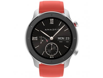 Chytré hodinky Amazfit GTR 42 mm - Coral Red (A1910-CR) / ROZBALENO