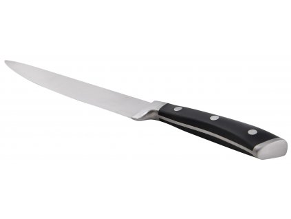 Rezací nôž z kvalitnej nehrdzavejúcej ocele Masterpro 20 cm / čierny