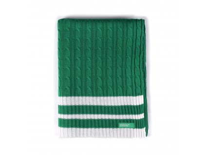 Zelená pletená deka United Colors of Benetton 100
Pletený úplet / 140 x 190 cm