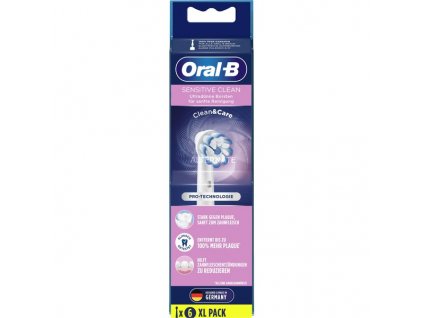 Hlavice elektrickej zubnej kefky Oral-B Sensitive Clean, 6 ks
