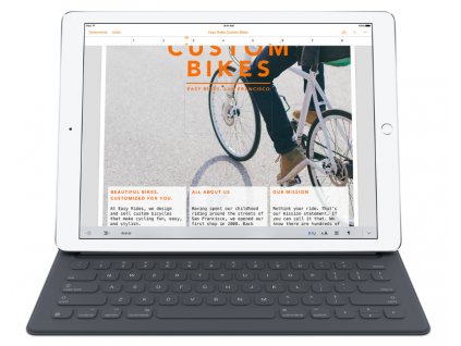 Puzdro na tablet s klávesnicou Apple Smart iPad Pro 12,9" US / čierne / ROZBALENÉ