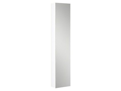 Vysoká skrinka Orion so zrkadlom 147 cm / biela