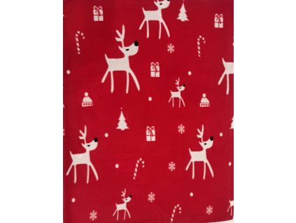 Fleecová deka Veselé Vianoce 150 x 200 cm / sob