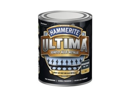 Ochranná farba na kov Hammerite Ultima / čierna