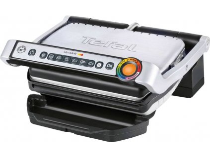 Elektrický gril Tefal GC705D16 Optigrill, 2000 W / nerezová oceľ / ZÁNOVNÉ