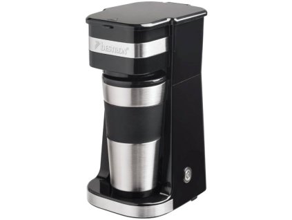 Kávovar Bestron 420ml 750 W / nerezová oceľ, čierna / ZÁNOVNÉ