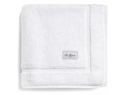 Kúpeľňová predložka La Maison / 50x70 cm / 100% bavlna / biela