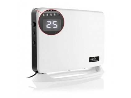 ETA Warmie Digi 1624 90000 / 750 W / 1 250 W / 2 000 W / 5-35 °C / časovač / biela / čierna / POŠKODENÝ OBAL