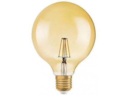 LED žiarovka Osram Vintage 1906 - globus / 6,5 W / E 27 / teplá biela