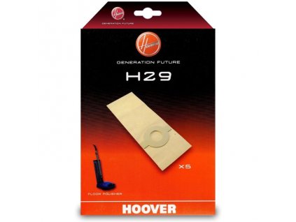 Vrecká do vysávača Hoover H29 / papierové / 5 ks / POŠKODENÝ OBAL