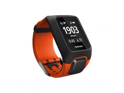 Inteligentné hodinky Tomtom Adventurer Cardio + Music (1RKM.000.00) / 3 GB / obvod zápästia 130-206 mm / kompas / oranžová / ZÁNOVNÉ