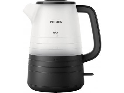 Rýchlovarná kanvica Philips HD9334/90 / 1,5 l / 2200 W / matná / čierna / biela