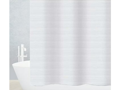 Sprchový záves Diaqua Linea 180 x 240 cm / textil / biely