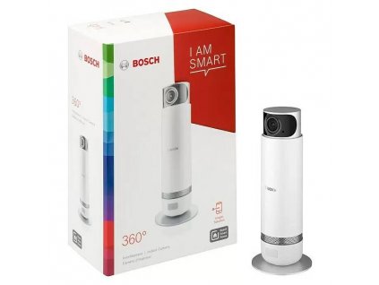 Vnútorná 360° kamera Bosch Smart Home / 80 m / Full HD / 1920 x 1080 px / biela