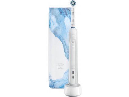 Elektrická zubná kefka Braun Oral-B Pro 1 750 / časovač / stredná tvrdosť / 1 režim čistenia / biela / ZÁNOVNÉ