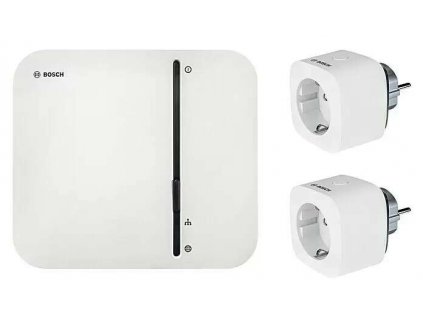 Štartovacia súprava inteligentnej domácnosti Bosch Smart Home / Inteligentný ovládač / 2 zástrčky / Biela