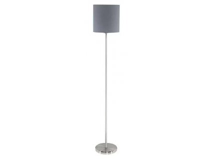 Stojacia lampa EGLO Pasteri / 60 W / sivá/strieborná / POŠKODENÝ OBAL