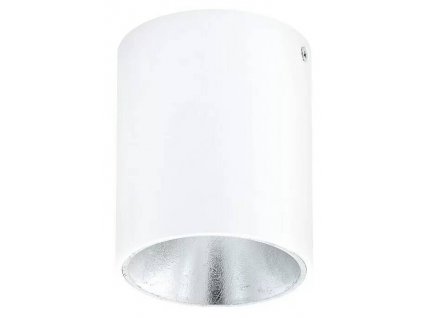 Okrúhle stropné svietidlo LED Eglo Polasso / Ø 10 cm / teplá biela / biela