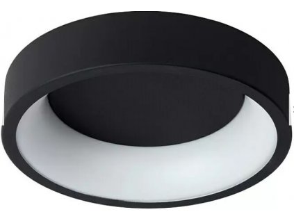 Kruhové stropné LED svietidlo Lucide Talowe / 20 W / Ø 30 cm / hliník / čierna