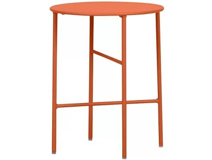 Záhradný stôl Envy Pesetos / Ø 40 cm / oranžový