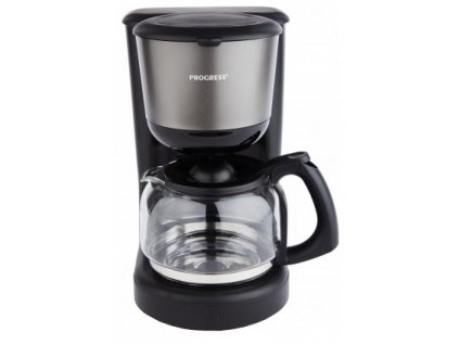 Kávovar na prekapávanú kávu Progress EK 4465P / 1000w / 12 šálok / čierny / ROZBALENÉ