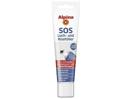 Tmel Alpina SOS / na diery a praskliny / 100 ml / biely