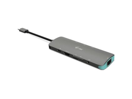 i-tec USB-C Metal Nano 4K HDMI LAN + Power Delivery / 100 W / 1x HDMI / USB-C / sivá / POŠKODENÝ OBAL