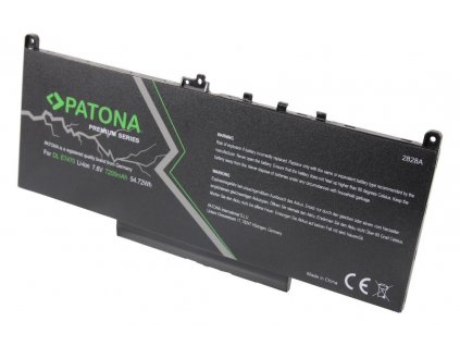 Batéria PATONA pre Dell Latitude E7260/E7270/E7470 / 7200 mAh / Li-Ion / 7,6 V / POŠKODENÝ OBAL