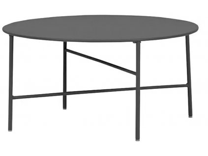 Záhradný stôl Envy Pesetos / Ø 70 cm / tmavo sivá