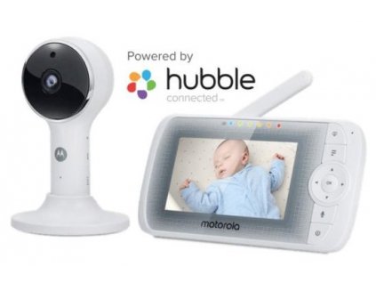 Motorola LUX64 Connect baby monitor / 4,3" (10,9 cm) / IR nočné videnie / biela / ROZBALENÉ