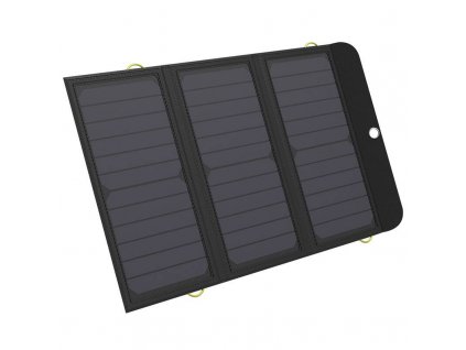 Solárna nabíjačka Sandberg Solar Charger 420-55 / 21 W / 2xUSB+USB-C / 10000 mAh / čierna / ROZBALENÉ