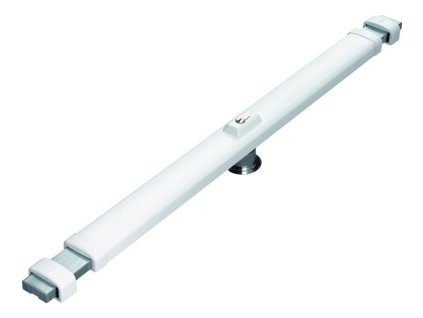 Bezpečnostná dverová lišta ABUS PR2600 / 73,5 - 103 cm / oceľ / hliník / biela