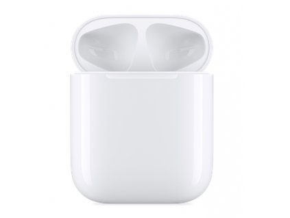 Nabíjacie puzdro Apple A1602 pre AirPods 1. a 2. generácie / bezdrôtové nabíjanie / biele / 2. AKOSŤ