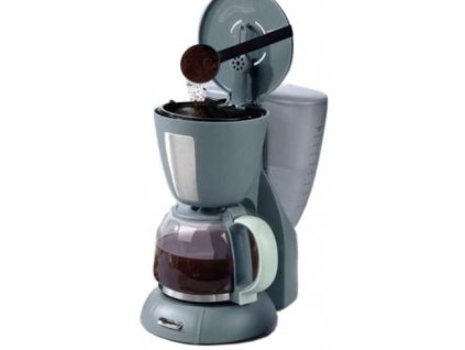 Progress EK2972P-VDE Kávovar na prekapávanú kávu Deco / 870 W / 1,25 l / sivá/zelená / ROZBALENÉ