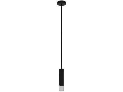 Závesné svietidlo LED Eglo Butrano / 4,5 W / IP20 / oceľ / čierna / strieborná
