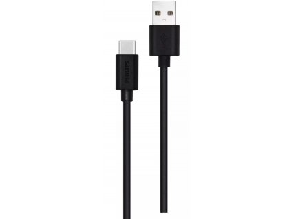 Kábel Philips DLC3104A/03 / USB-A/USB-C / 1,2 m / čierny