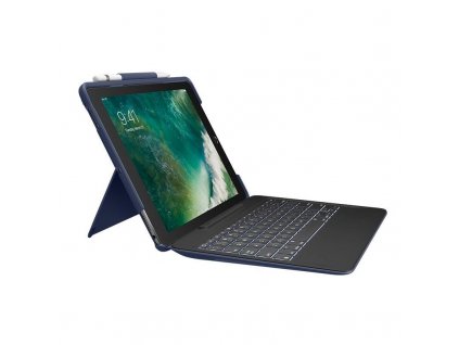 Logitech Slim Combo puzdro na tablet s klávesnicou pre Apple iPad Pro 10,5" SK 920-008416 / modré / ROZBALENÉ