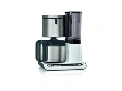 Kávovar Bosch TKA8A681 / 1,1 l / 8-12 šálok / 1100 W / biely / nerezová oceľ / ROZBALENÉ