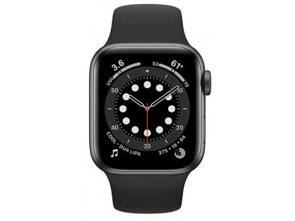 Apple Watch Series 6 / 40 mm / 32 GB / GPS + mobilný telefón / Čierna / ZÁNOVNÉ