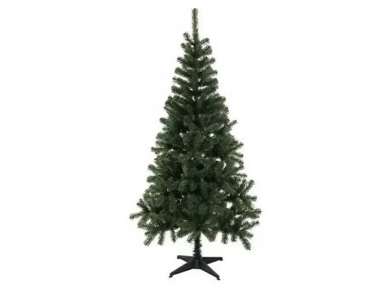 Vianočný stromček Edwards / jedľa / umelý / 120 cm / vrátane kovového stojana / zelený