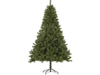 Vianočný stromček Canmore / umelý / jedľa / 185 cm / Ø 115 cm / vrátane kovového stojana / zelený