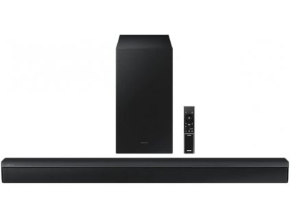 Samsung HW-B460/ZG soundbar / vrátane bezdrôtového subwoofera / 2.1-kanálový zvuk / 300 W / čierna / POŠKODENÝ OBAL