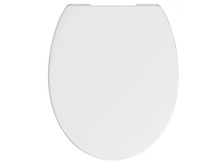 WC sedadlo Benátky / duroplast / Soft-Close / závesy z nehrdzavejúcej ocele / biele